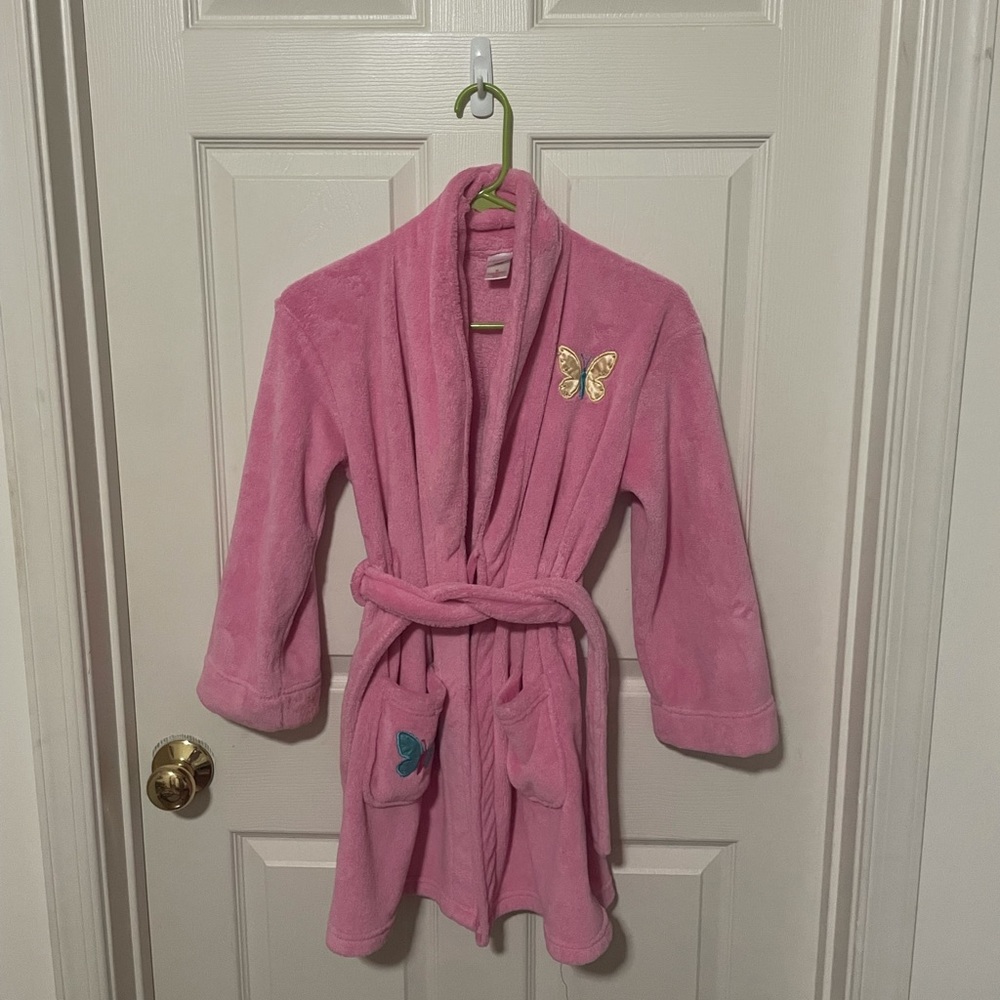 Pink butterfly robe